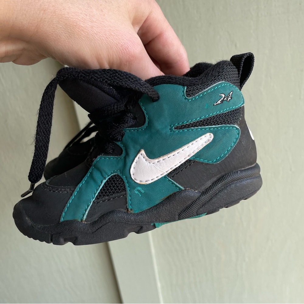 1994 Baby Nike Diamond Fury Ken Griffey Jr. Black Teal Sz 7C Toddler Shoes
